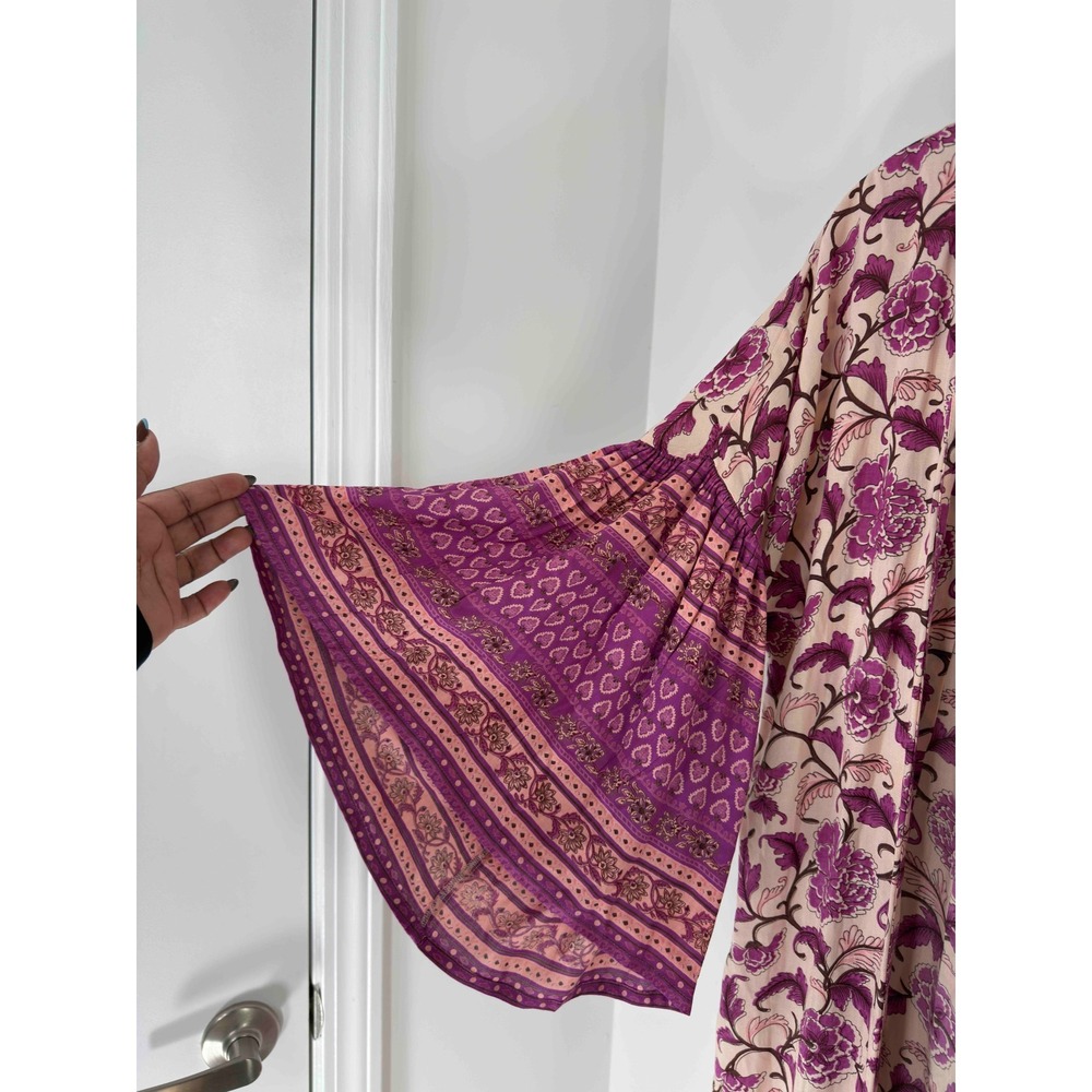 Anthropologie Muche et Muchette Antoinette Duster Kimono Floral Boho One Size‎ - Picture 9 of 12